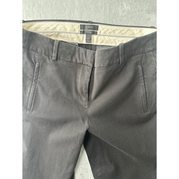 J. Crew Teddie Kick Flare Cropped Capri Pants – Black – Size 6 - Picture 3 of 7